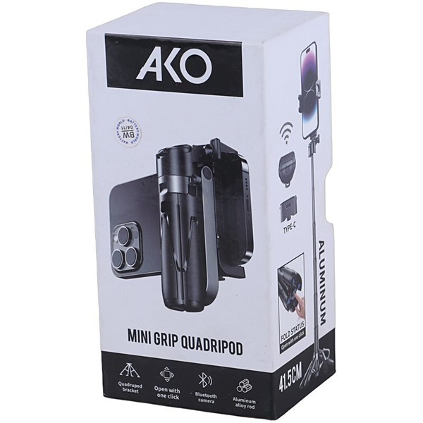 سه پایه و مونوپاد بلوتوثی ای کی او AM-10
