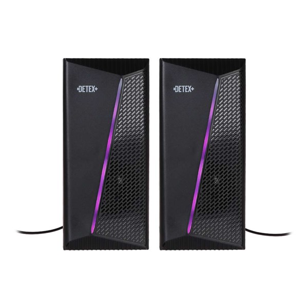 اسپیکر دوتکه رومیزی +DETEX مدل DS917 - مشکی