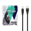 کابل پرینتر 5 متری +DETEX - مشکی