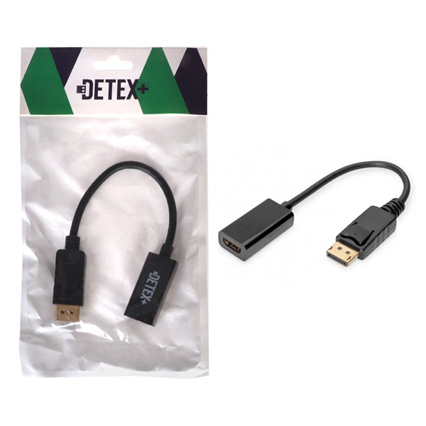 تبدیل DETEX+ DP To HDMI - مشکی