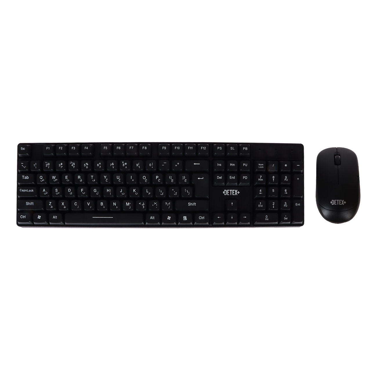 کیبورد و ماوس بی سیم +DETEX مدل DK705 - مشکی