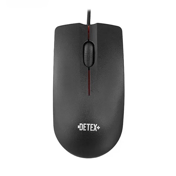 ماوس با سیم +DETEX مدل MD-901 - مشکی