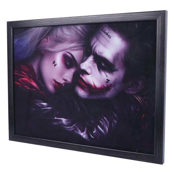 تابلو شاسی طرح Joker & Harley Quinn سایز 30*40 سانتی متر