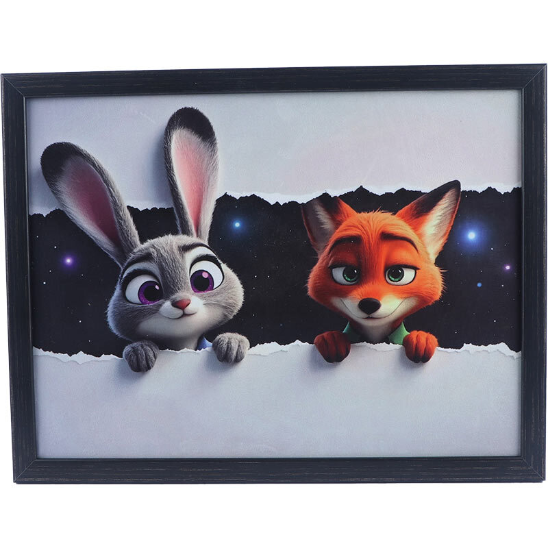 تابلو شاسی طرح Zootopia سایز 30*40 سانتی متر کد 3