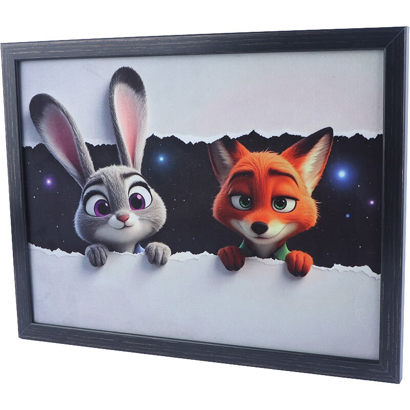 تابلو شاسی طرح Zootopia سایز 30*40 سانتی متر کد 3