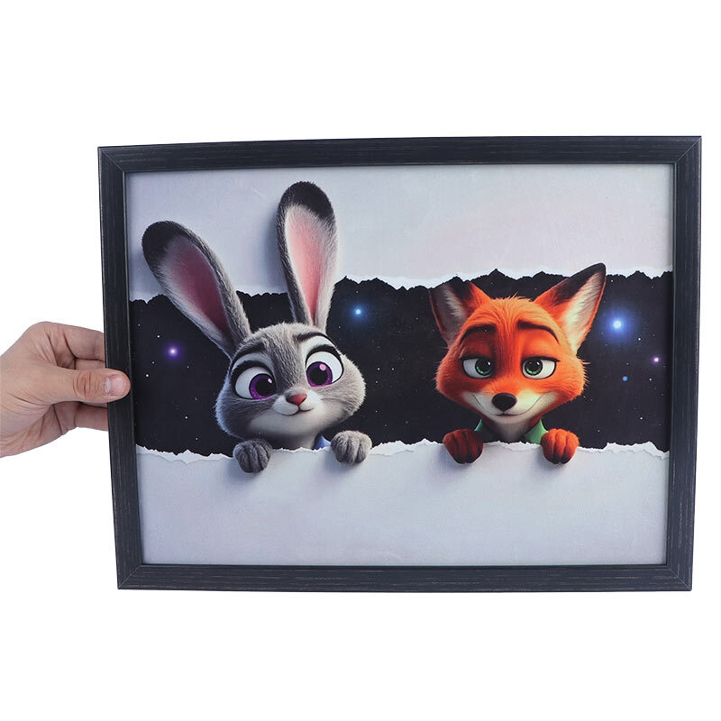 تابلو شاسی طرح Zootopia سایز 30*40 سانتی متر کد 3