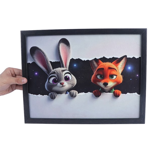 تابلو شاسی طرح Zootopia سایز 30*40 سانتی متر کد 3