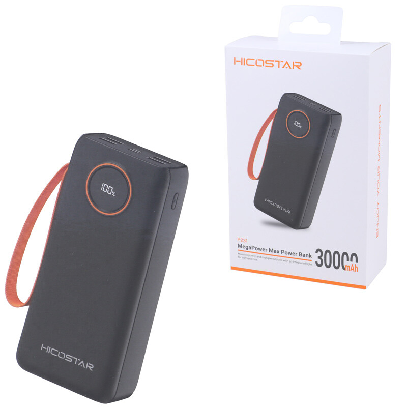 پاور بانک فست شارژ هایکو استار P231 PD 22.5W ظرفیت 30000 میلی آمپر ساعت