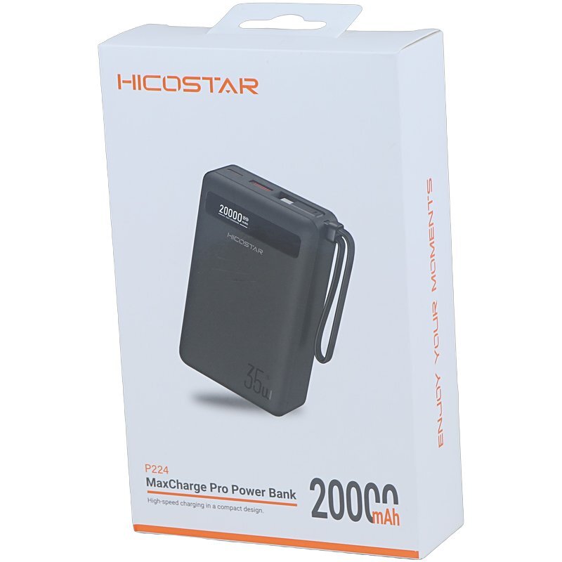پاور بانک فست شارژ هایکو استار P224 PD 35W ظرفیت 20000 میلی آمپر ساعت