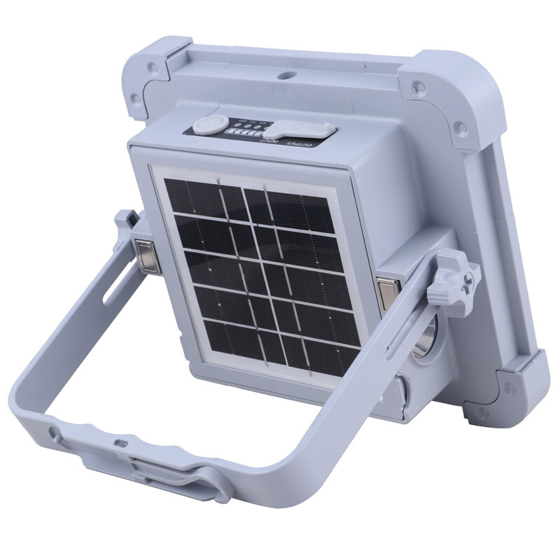 پروژکتور سیار ال ای دی 200 وات شارژی و پاور بانک خورشیدی Solar Light NB