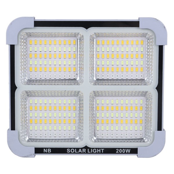 پروژکتور سیار ال ای دی 200 وات شارژی و پاور بانک خورشیدی Solar Light NB