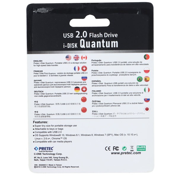 فلش 64 گیگ پرتک Pretec i-Disk Quantum