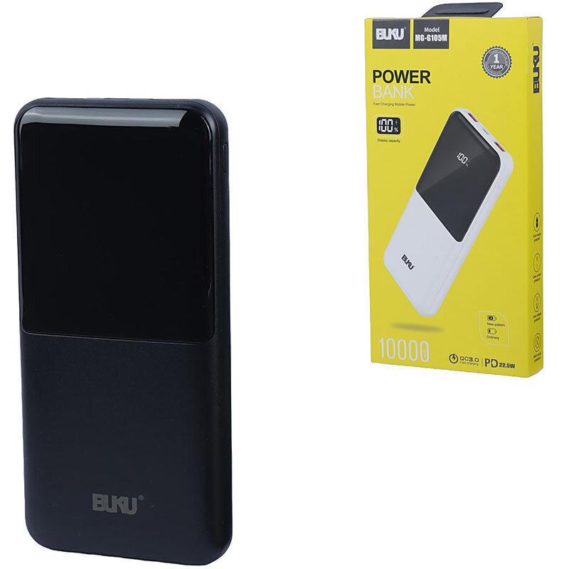 پاور بانک فست شارژ بوکو MG-G105M QC3.0 PD 22.5W ظرفیت 10000 میلی آمپر ساعت