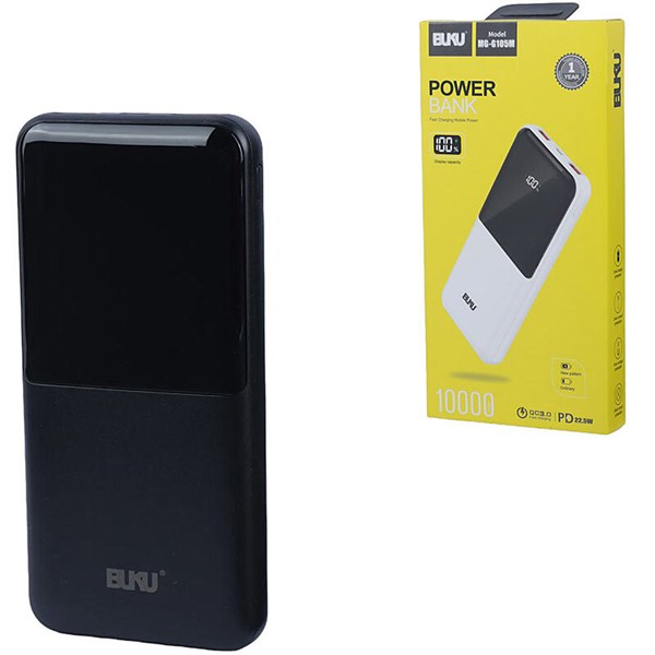 پاور بانک فست شارژ بوکو MG-G105M QC3.0 PD 22.5W ظرفیت 10000 میلی آمپر ساعت