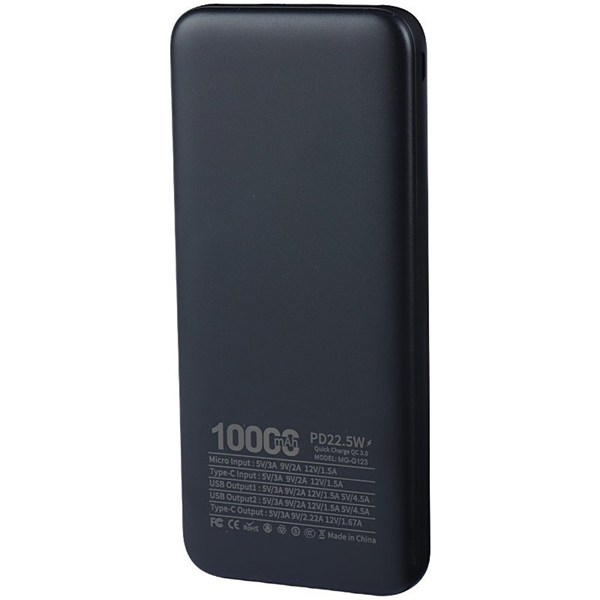 پاور بانک فست شارژ بوکو MG-G123 QC3.0 PD 22.5W ظرفیت 10000 میلی آمپر ساعت