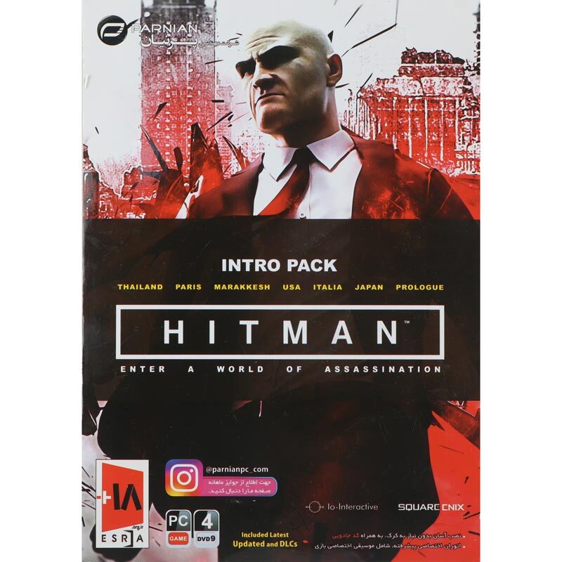 بازی Hitman 4DVD9 پرنیان مناسب برای PC