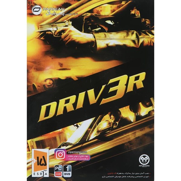 بازی Driver 3 1DVD پرنیان مناسب برای PC
