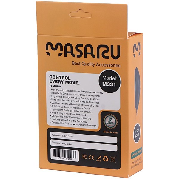 موس گیمینگ ماسارو M331