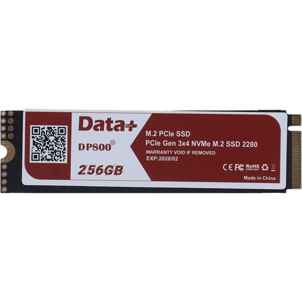 حافظه SSD دیتا پلاس DATA+ DP800 256GB M.2