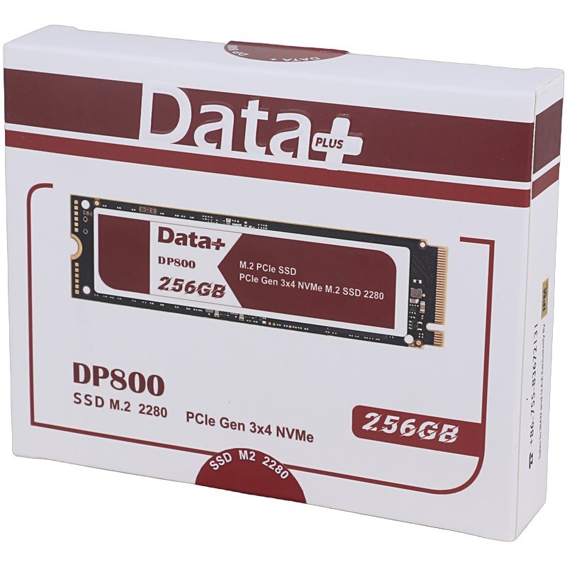 حافظه SSD دیتا پلاس DATA+ DP800 256GB M.2