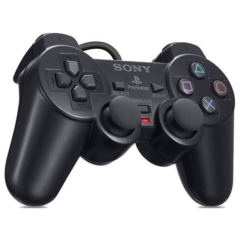 دسته بازی تک شوکدار Sony PS2 مشکی کد 2