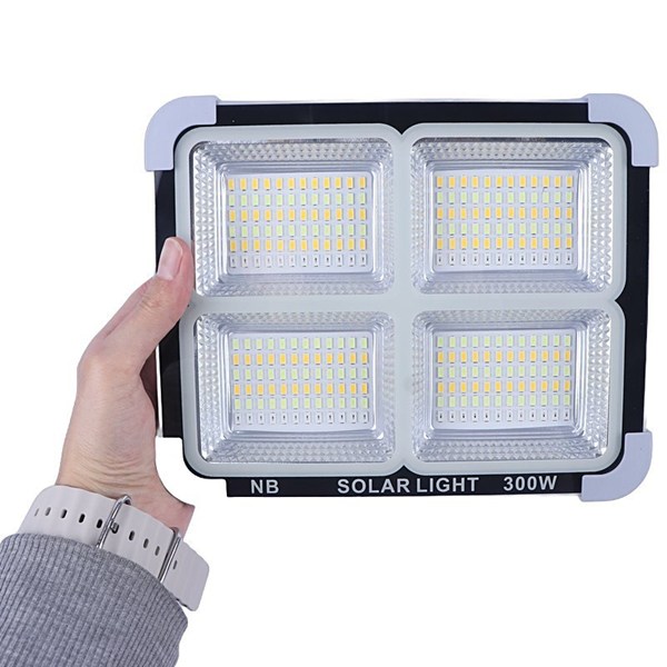 پروژکتور سیار ال ای دی 300 وات شارژی و پاور بانک خورشیدی Solar Outdoor Light
