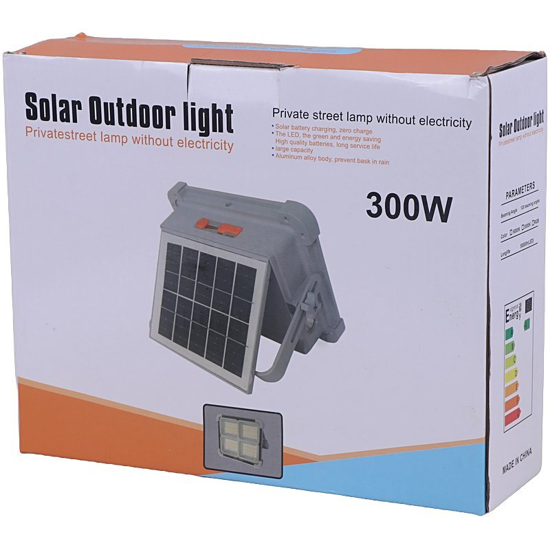 پروژکتور سیار ال ای دی 300 وات شارژی و پاور بانک خورشیدی Solar Outdoor Light