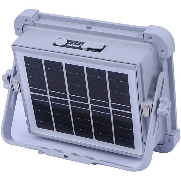 پروژکتور سیار ال ای دی 300 وات شارژی و پاور بانک خورشیدی Solar Outdoor Light