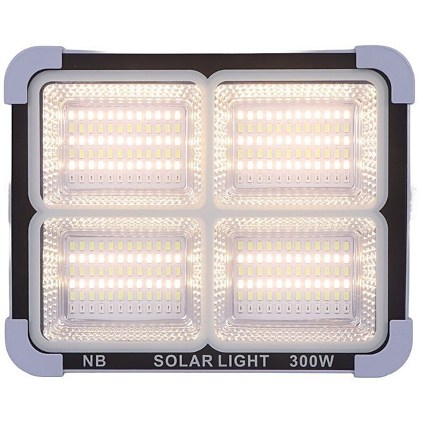 پروژکتور سیار ال ای دی 300 وات شارژی و پاور بانک خورشیدی Solar Outdoor Light