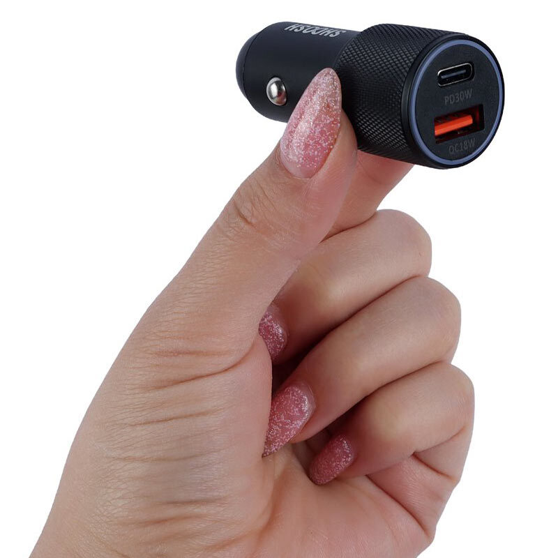 شارژر فندکی 30 وات شوش SH-803