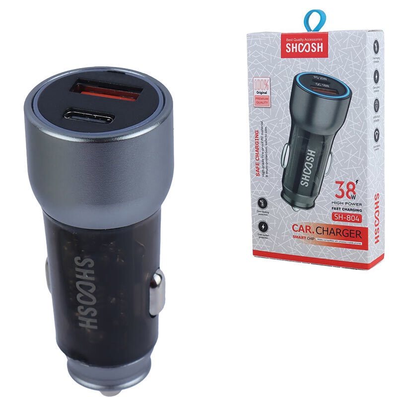 شارژر فندکی 20 وات شوش SH-804