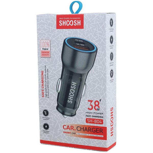 شارژر فندکی 20 وات شوش SH-804
