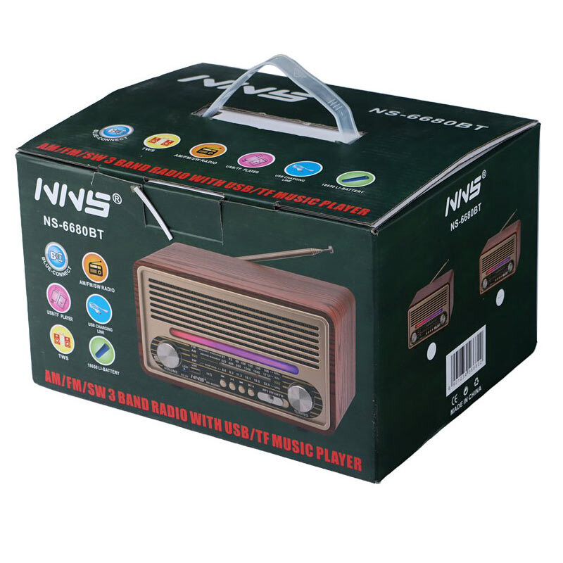 رادیو اسپیکر بلوتوثی ان ان اس NS-6680BT
