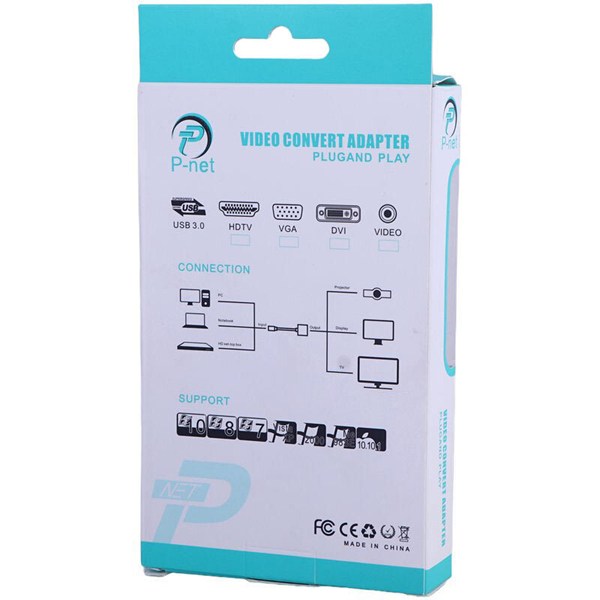 تبدیل VGA به HDMI پی نت + کابل صدا