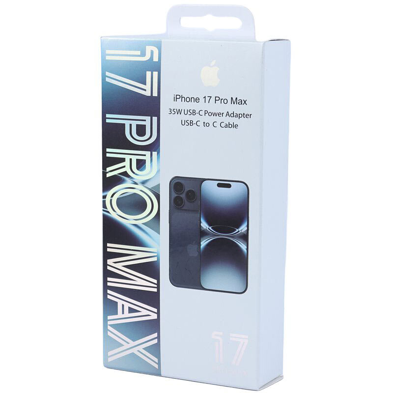 شارژر دیواری 35 وات اپل iPhone 17 Pro Max + کابل تایپ سی
