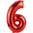 بادکنک فویلی 32 اینچ عدد 6 لی لی بالن