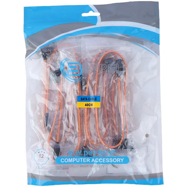 کابل Baybel Sata Data 6Gb/s 40cm قفل دار یکسر L