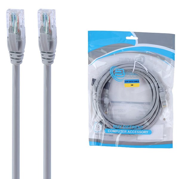کابل شبکه Cat6 بایبل طول 3 متر
