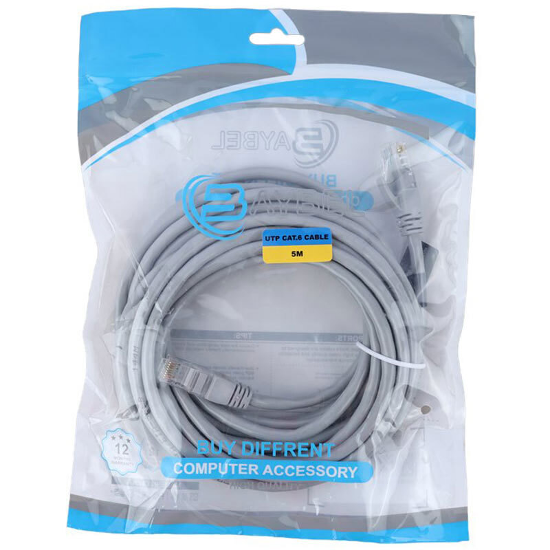 کابل شبکه Cat6 بایبل طول 5 متر