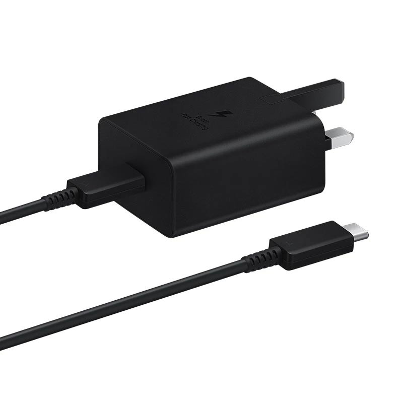 شارژر دیواری 45 وات سامسونگ EP-T4511XBEGAE PD + کابل تبدیل تایپ سی