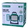 پروژکتور سیار ال ای دی 600 وات شارژی و پاور بانک خورشیدی Newvew NV-S7