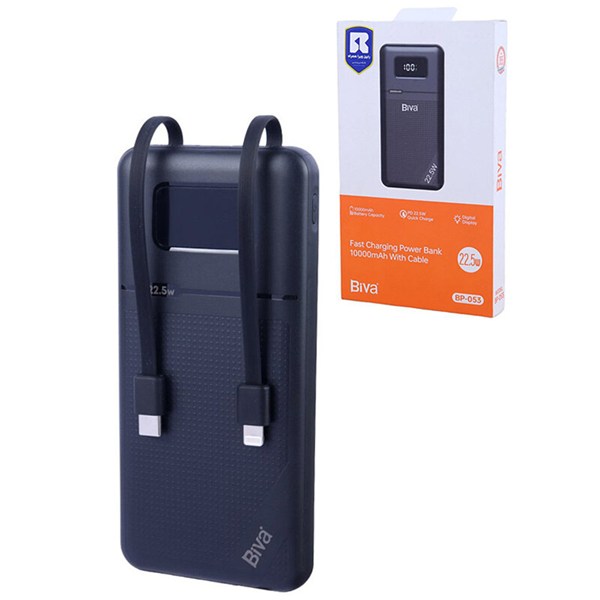 پاور بانک فست شارژ بیوا BP-053 PD 22.5W ظرفیت 10000 میلی آمپر ساعت