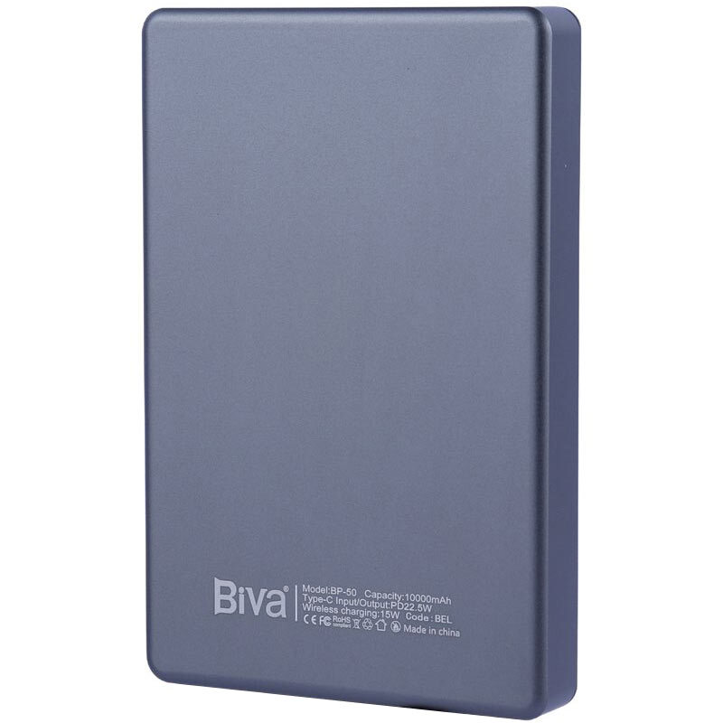 پاور بانک بی سیم فست شارژ بیوا BP-050 PD 22.5W ظرفیت 10000 میلی آمپر ساعت