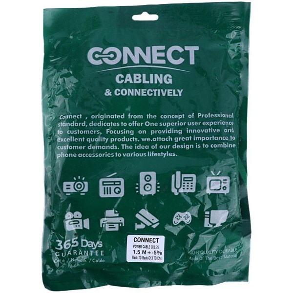 کابل برق Connect Back To Back طول 1.5 متر