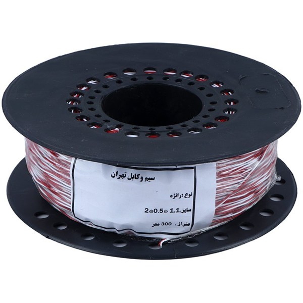 سیم تلفن رانژه 300 متری سایز 2*0٫5 کد 2