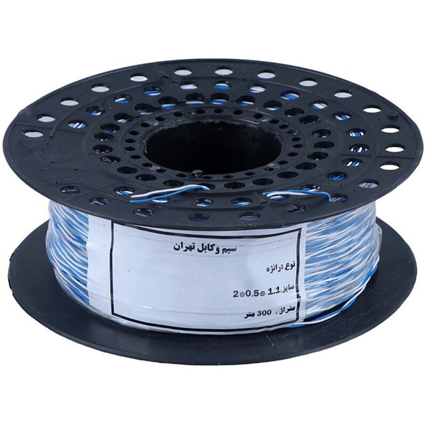 سیم تلفن رانژه 300 متری سایز 2*0٫5 کد 2