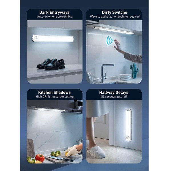 چراغ زیرکابینتی سنسوردار 41 سانتی متر 3 وات الدینیو Y6