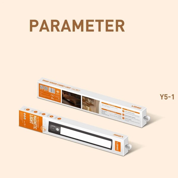 چراغ زیرکابینتی سنسوردار 22 سانتی متر 1.5 وات الدینیو Y5-1