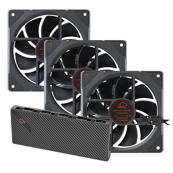 فن کیس تسکو Skadi Lumina GFAN 310 سایز 120 میلی متری بسته 3 عددی