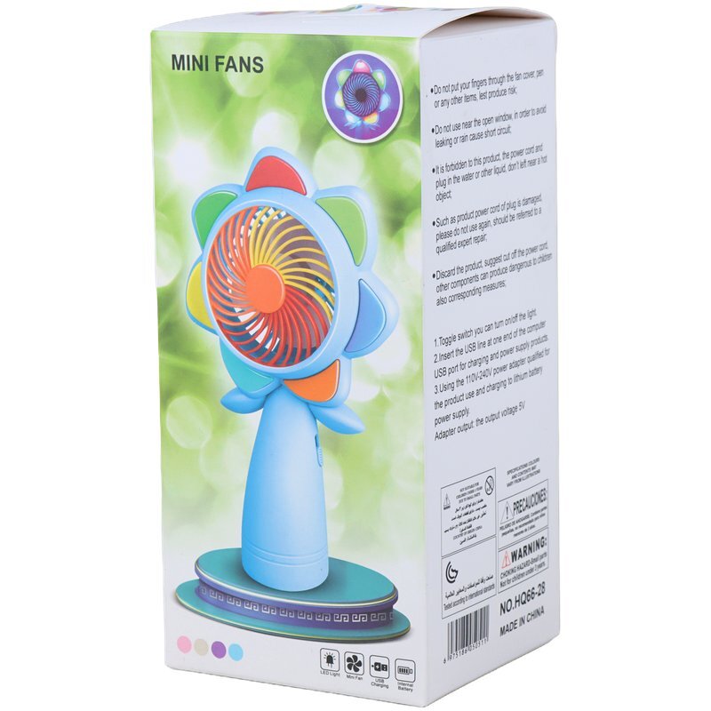 پنکه رومیزی شارژی Mini Fans HQ66-28